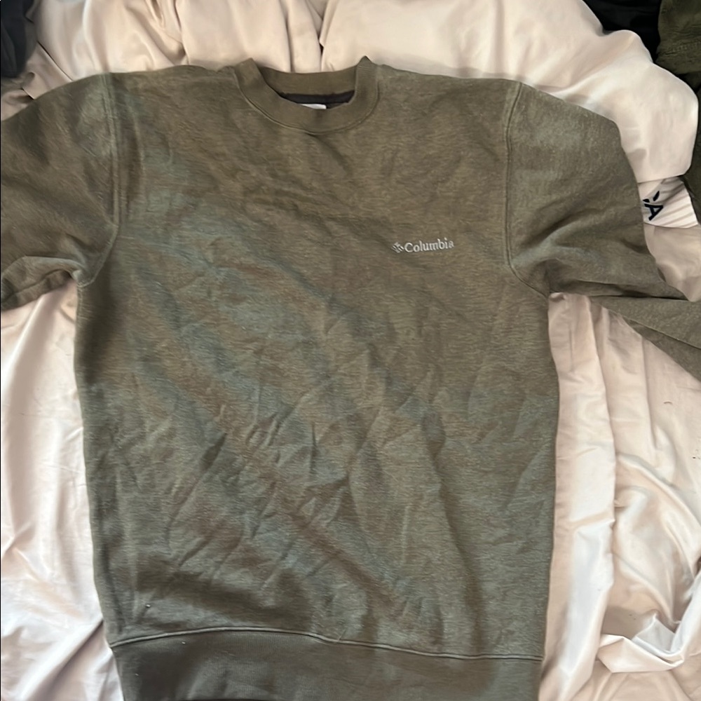 Columbia Men's Olive Green Sweater